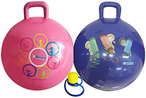 Hippity Hop 45 Cm / 18 Inch Diameter Including Free Foot Pump, for Children Ages 3-6 Space Hopper, Hop Ball Bouncing Toy