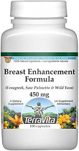 Amazon Com Breast Enhancement Formula Fenugreek Saw Palmetto And Wild Yam 450 Mg 100 Capsules Zin 514008 Health Personal Care
