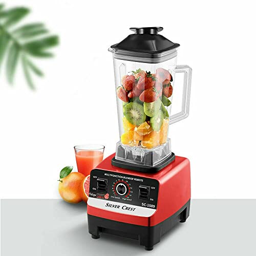 High-Power Smoothie Maker - 3000W Commercial Blender with Stainless Steel Blades, Magic Mixer Jug Blender for Smoothies, Mixing, and Food Processing High-Power Smoothie Maker - 3000W Commercial Blender with Stainless Steel Blades, Magic Mixer Jug Blender for Smoothies, Mixing, and Food Processing