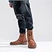 Jousen Mens Boots Casual Motorcycle Boot for Men Chukka Zipper Combat Botas Para Hombre Fashion (AMY8117 tan 09.5)