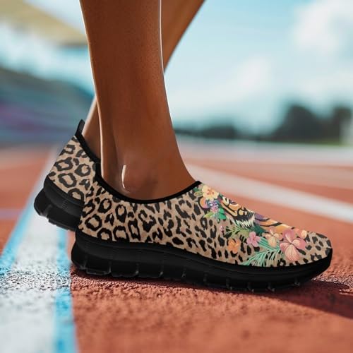 Flats for Women Walking Shoes Casual Flats Comfortable Womens Travel Shoes Loafers with Anti Skid Sole Fashion Footwear Black Size 5.5-11.54