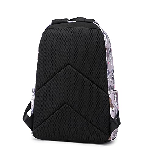 Wadirum Kinder Niedlich Schule Buchtasche Leichtgewicht Rucksack für Kinder Hund