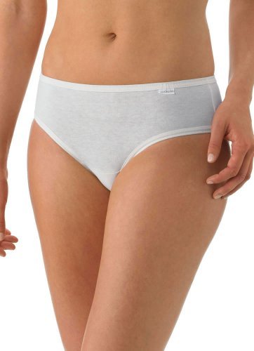 Jockey Women's Elance Bikini 3-Pack Deep Blue Heather/Deep Blue Dot/Sea Blue Denim Heather Bikini 6 (LG)
