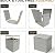 Nnovaroom 35 Gallon Outdoor Deck Box with Lid, Waterproof Lockable Resin Storage Container for Patio Cushions, Pool Toys, Garden Tools, and Porch Packages Delivery, Grey
