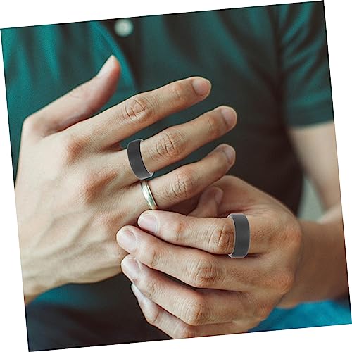 Anillos flexibles de silicona resistentes para deporte 10pcs miniatura 4