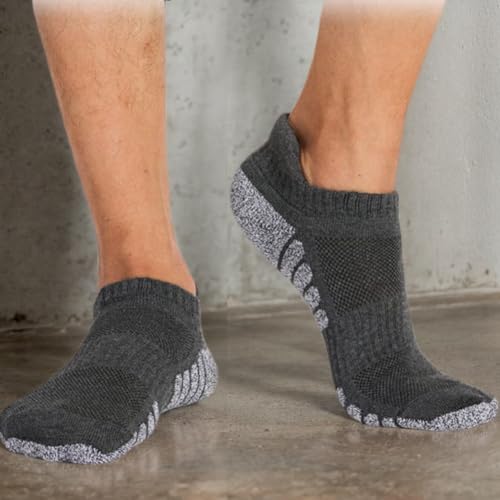 6 Pairs Non Slip Soccer Socks Mens Athletic Socks Sport Running Calf Socks2