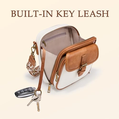 Image of Small Crossbody Bag for Women with Card Slots Vegan Leather Messenger Bag Men Wallet, Cross Body Anti-theft Shoulder Purse