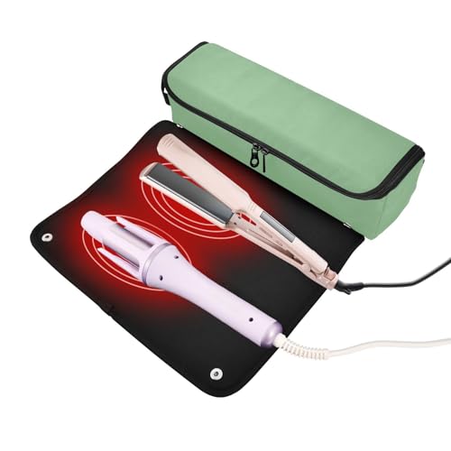 Bolso y Tapete Resistente al Calor para Herramientas de Cabello miniatura 2