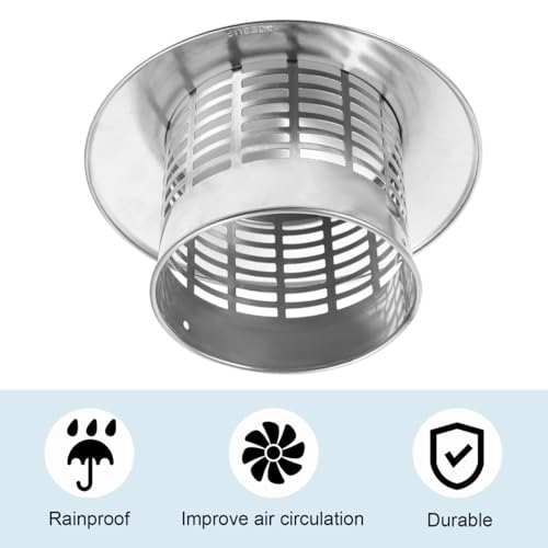 Capuchons d'aération de cheminée et toit imperméable pour grille