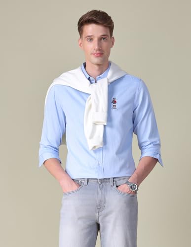 Image of U.S.Polo Association Men's Twill Tailored Fit Shirt