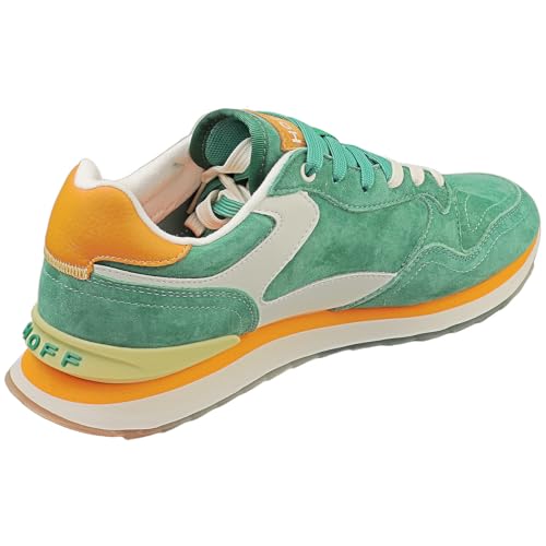 Hoff Para Hombre. 22402613 Zapatillas De Piel Virdis Verde (41), Plano, Cordones, Casual - 3