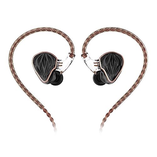 Hidizs MS3 In-Ear-Monitore, 1DD+2BA 3 Einheiten HiFi In Ear Kopfhörer, 10,2mm Dynamikeinheit,...