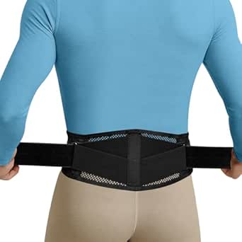 Amazon.com: Thin & Lightweight Back Brace for Lower Back Pain Relief ...