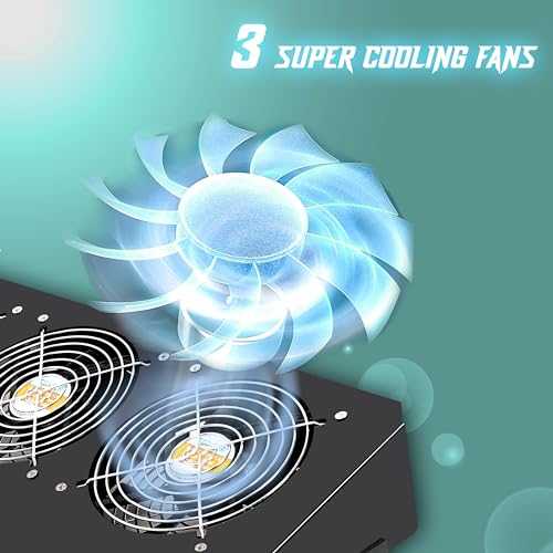 Fedger® Laptop Cooling Pad with 3 Heavy Duty Fans (for 14 to 17 Inches Inch Laptop) - Image 3