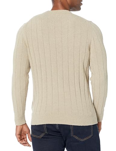 Club Monaco Men's Ribbed Boucle Crew Neck Sweater2