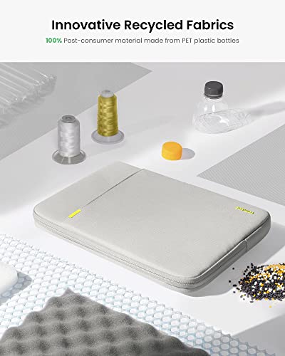 Image of tomtoc 360 Protective Laptop Sleeve for 16-inch MacBook Pro M2 /M1 Pro /Max A2780 A2485 A2141 2023-2019, Ultrabook Notebook Bag Case with Accessory Pocket, Shockproof, Water-Resistant, Lightweight