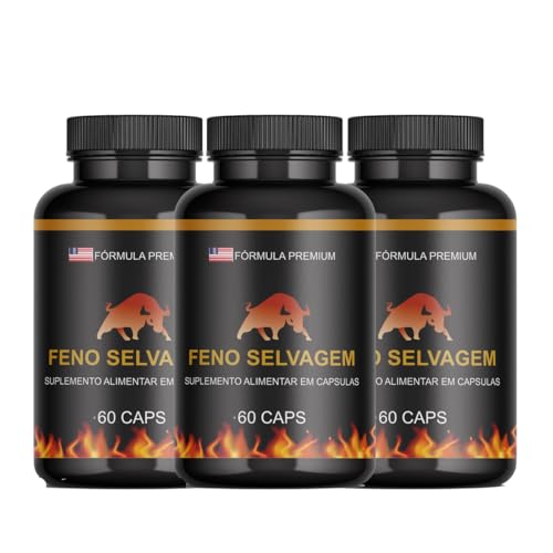 Feno Selvagem 3 Pote 60caps