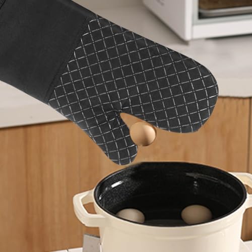 4PCS Oven Mitts&Pot Holders Pads Set, Silicone Oven Mitts, Kitchen Items - image 5