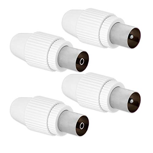 Tsnetworks F-Stecker 10er Set - Kompressionsstecker Für Koaxialkabel SAT Antenne