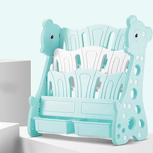 Preisvergleich Produktbild PLL Grünes Bücherregal für Kinder Einfaches Bücherregal-Bodenregal Bücherregal