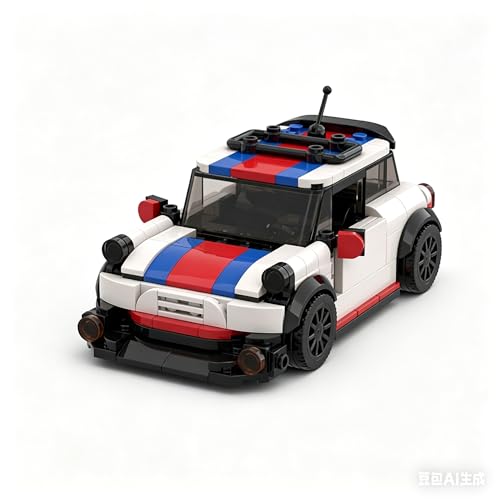 MOC Classic Racing Car Building Block Assembly Model, DIY Creative Kit, Collectible Home Decoration Gift