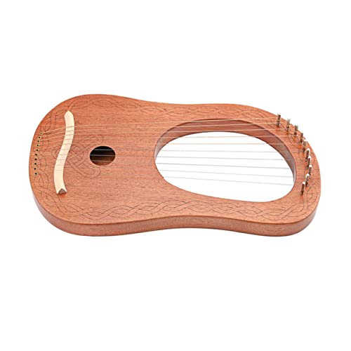 HAMPPLIES Lyre Harp Cuerdas Instrumento Musical Portátil Cuerpo de Madera Duradero Sonido Cálido para Amantes