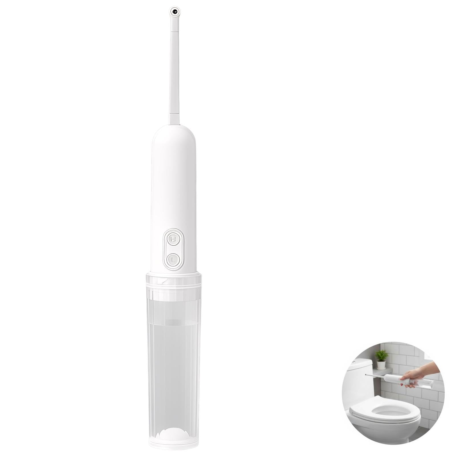 Bidet portatile da viaggio, bidet elettrico portatile con ugello regolabile, 2 impostazioni di pressione dell'acqua, bidet compatto per cura post-partum e igiene personale