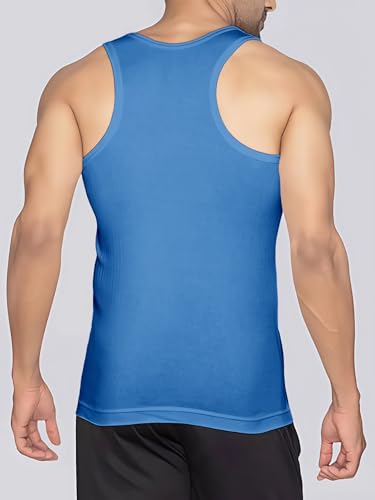MioRoim Men's Undershirt Tank Top T-Shirt Vest Breathable Musle Tee Sleeveless Shirt for Gym Bodybuilding Slim Fit3