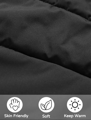 Happy Cherry Boys Girls Hooded Puffer Vest Winter Warm Lightweight Sleeveless Snow Vest Jacket Padded Waistcoat4