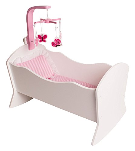 Playtime by Eimmie Cradle Set - Doll Accessories - Bedroom Set for 18 Inch Dolls