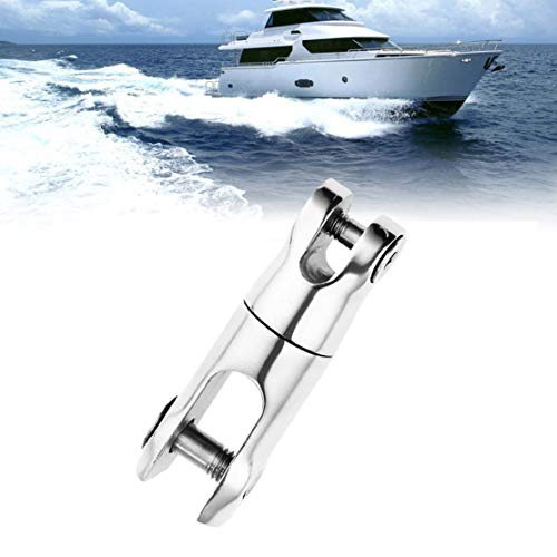 VIGORFLYRUN PARTS LTD 1pc Ancre de Bateau Pivotant Connecteur de Chaîne D'ancre Acier Inoxydable Bateaux Marine 360 Degrés pour Chaîne 1/4"- 5/16" Cover