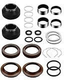 AUGREX 41mm Fork Rebuild Kit Seals Bearings Bushings Replace 0403-0022, Fit for Harley Davidson
