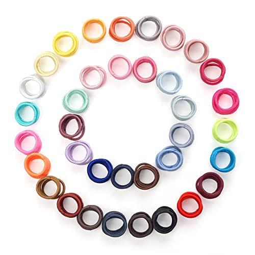 JOYOYO 360 Pcs Baby Hair Ties Multicolor Hair Ties for Toddler Girls Small Size Hair Bobbles 2 cm - Image 2