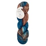 KnitPro Symfonie Fingering Weight Hand Dyed Variegated Yarn Skein | Extra Fine Merino Wool & Polyamide Blend for Knitting & Crocheting, Oeko-TEX Certified 400m, 100g | Terra Cabin in the Woods