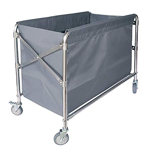 ZLTDHUQM Carro de almacenamiento de camiones de mano móviles, carros móviles de cocina, coche de lino plegable, carrito de almacenamiento móvil para vestíbulo de hotel, carrito rodante para clubes que