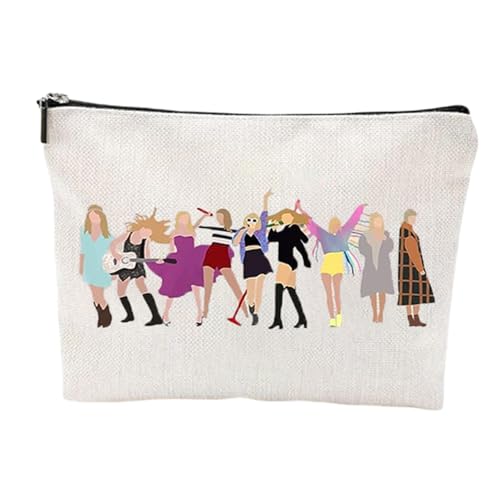 CutitiUU Neceser Rock Girl Print,Bolsa de cosmética de Lona con Estampado de álbum,Bolsas de cosméticos con Nombre de álbum,Bolsa de Maquillaje para Cantante,para Amantes de la música (G)
