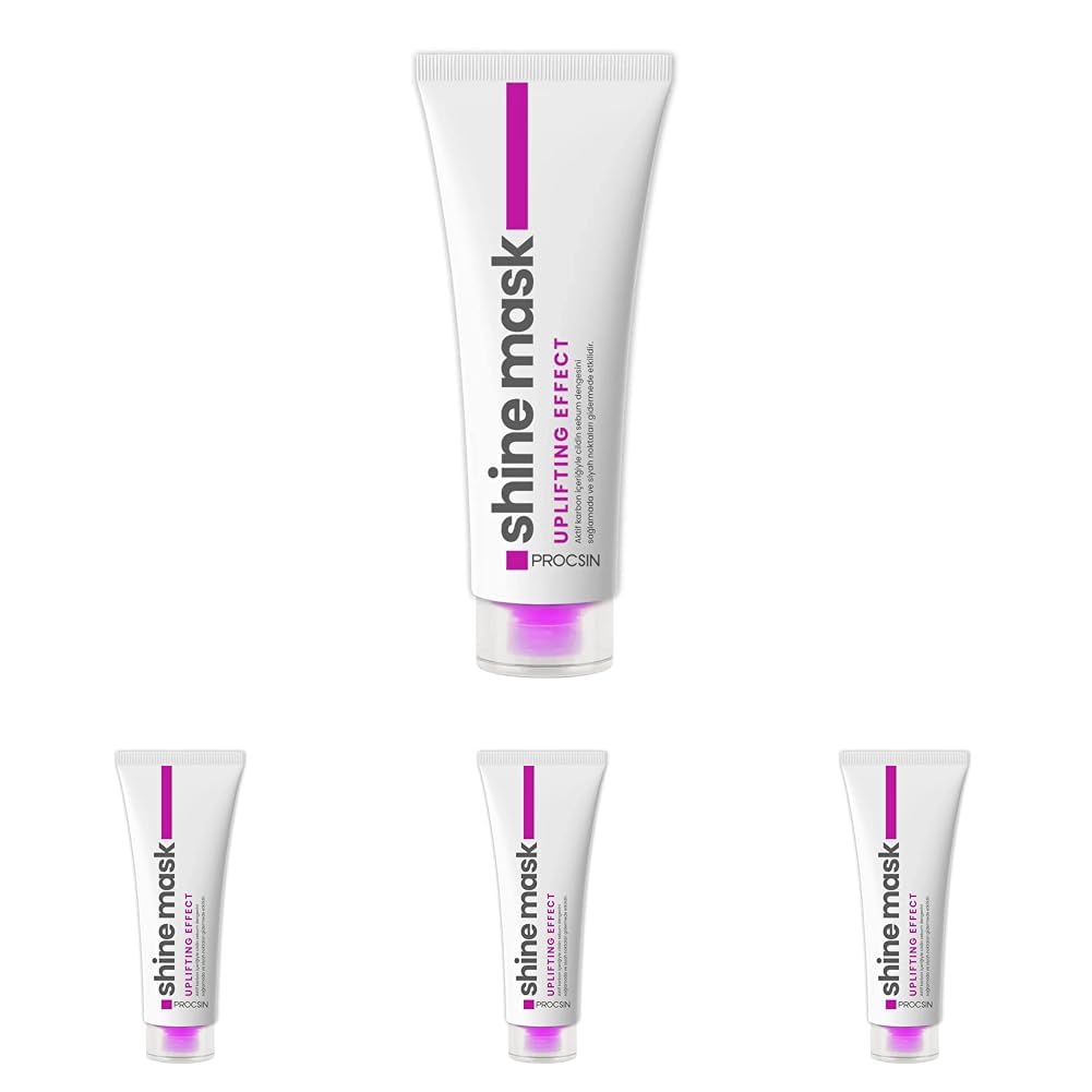 PROCSIN Siyah Nokta Karşıtı Soyulabilir Işıltı Maskesi 50 ML (4 paketi)
