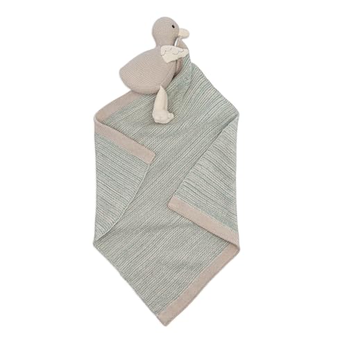 Image of Crane Baby Lovey Blanket, Security Blankets for Babies, Georgie The Goose Security Blanket, Soft 100% Cotton, Goose Baby Items, Neutral Gifts for Babies