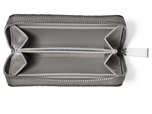 Image of Michael Kors Women's Jet Set Small Zip Around Card Case, Storm, Small