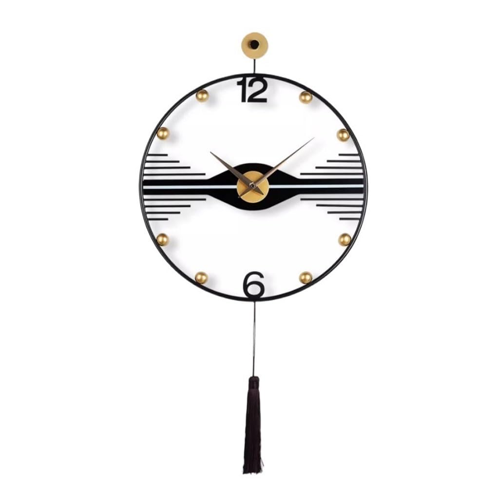 GFHTRELY Wall Clock Creative Light Luxury Clock Wall Clock Living Room Fashion Wall Hanging Modern Decoration Simple Clock Clock