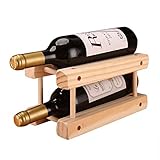 FAITES EN QUELQUES MINUTES - après un assemblage facile. Peu de colle à bois, un petit outil en tapotant, votre pièce maîtresse de comptoir de casier à vin en bois robuste est prête à afficher chaque bouteille prisée. Léger, peut être déplacé d'une pièce à l'autre. A fière allure sur un comptoir de cuisine ou comme casier à vin de table.