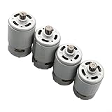 Lawnoval RS550 Motor 13t/15t Ersatz für Bosch TSR1080-2-LI GSR120LI 12V 14,4V Akku-Bohrmaschine, Metallgetriebe 38 mm Durchmesser 56 mm Länge (14,4 V-15 Zähne)