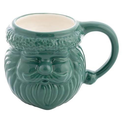 Taza de Cerámica Santa 18 oz Verde Oscuro miniatura 1