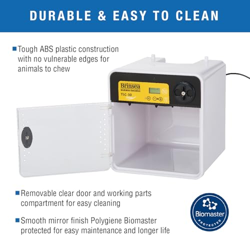 Brinsea TLC-30 Advance Portable Pet Brooder Incubator for Puppies, Kittens, Small Mammals with Heating and Temp Control, Newborn Puppy Incubator for Kittens, Birds and Other Animals