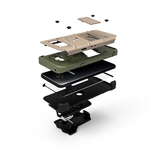 Zizo Samsung Galaxy S8 Case, [Bolt Series] w/