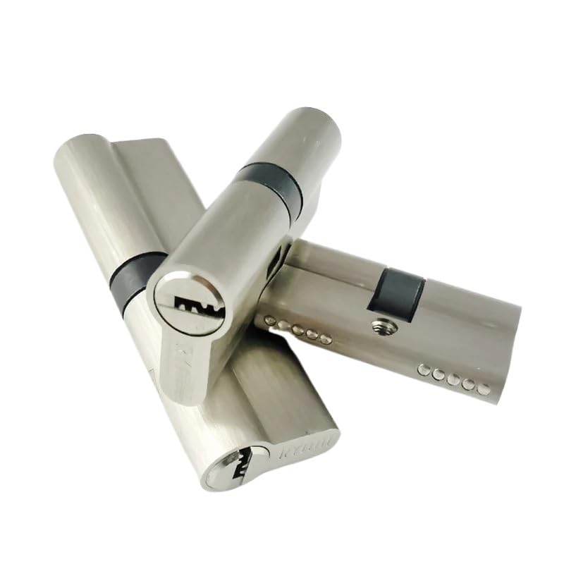 Bombin Cerradura Seguridad 1 Uds 55 60 70 80 90 100 110 120mm cilindro cerradura for salón manija personalizada llave de latón doble cerradura abierta puerta ventana seguridad Bombin Cerradura(SLY-90(
