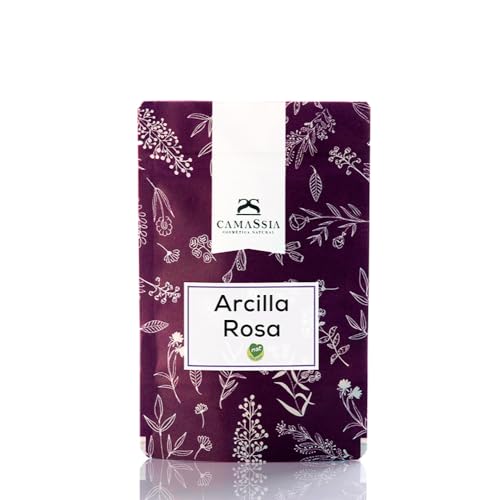 Camassia Arcilla rosa | Arcillas naturales para cosméticos y mascarillas | Illite/Caolinita - secada al sol - 100% natural | 100gr