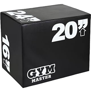 GYM MASTER High Density Foam Plyo Jump Boxes - 16" x 20" x 24"