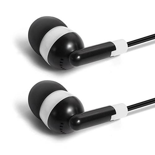 Écouteurs Bulk grossiste en noir et blanc pour lecteurs audio - 2