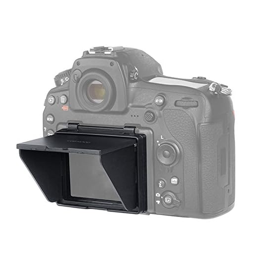 STSEETOP Camera LCD Sun Shade Sun Hood Camera LCD Viewfinder Professional Optical Sunshade with Screen Protector for Nikon D850